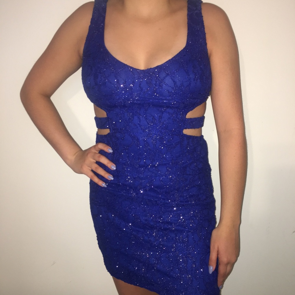 Royal Blue Homecoming Dress